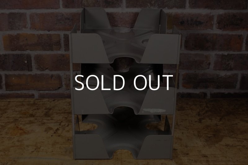 画像4: VINTAGE DESK TRAY FILE HOLDER ヴィンテージ アメリカ デスクトレイ ファイルラック / 書類ケース 書類棚 事務用品