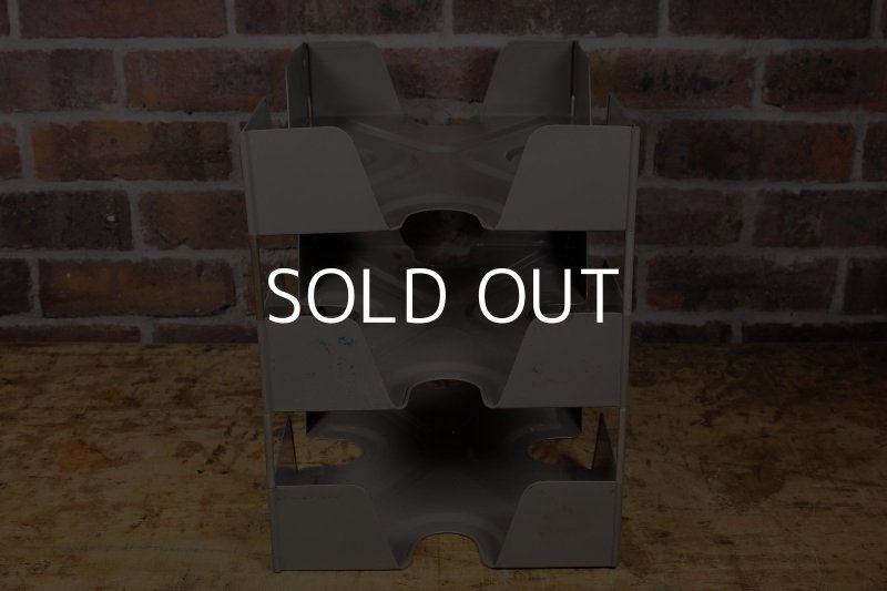 画像5: VINTAGE DESK TRAY FILE HOLDER ヴィンテージ アメリカ デスクトレイ ファイルラック / 書類ケース 書類棚 事務用品