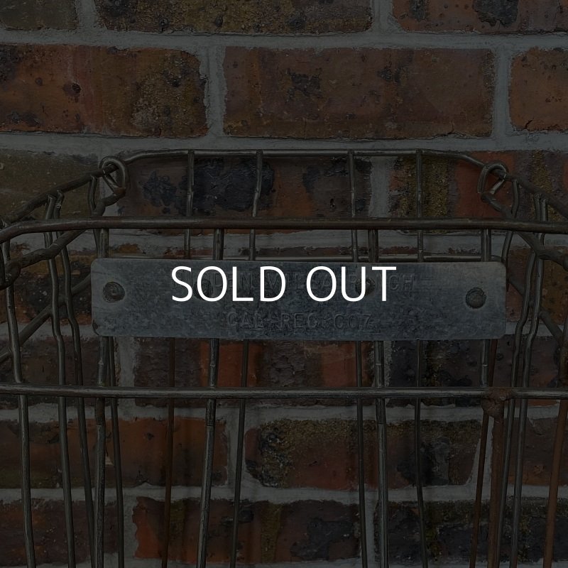 画像6: VINTAGE ヴィンテージ ワイヤーバスケット アイアン / アメリカ インダストリアル ガレージ 収納 什器 (3)