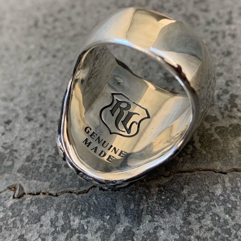 画像5: RUST LEATHER BULLDOG BOSS RING ラストレザー オリジナル ブルドッグ リング シルバー 925 スターリング ボス 指輪