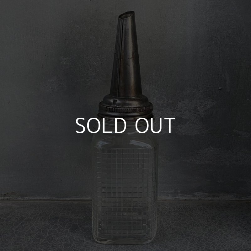 画像4: VINTAGE THE MASTER MFG. CO. ヴィンテージ ガラス瓶 オイル入れ アメリカ / モーター系 ガレージ 雑貨