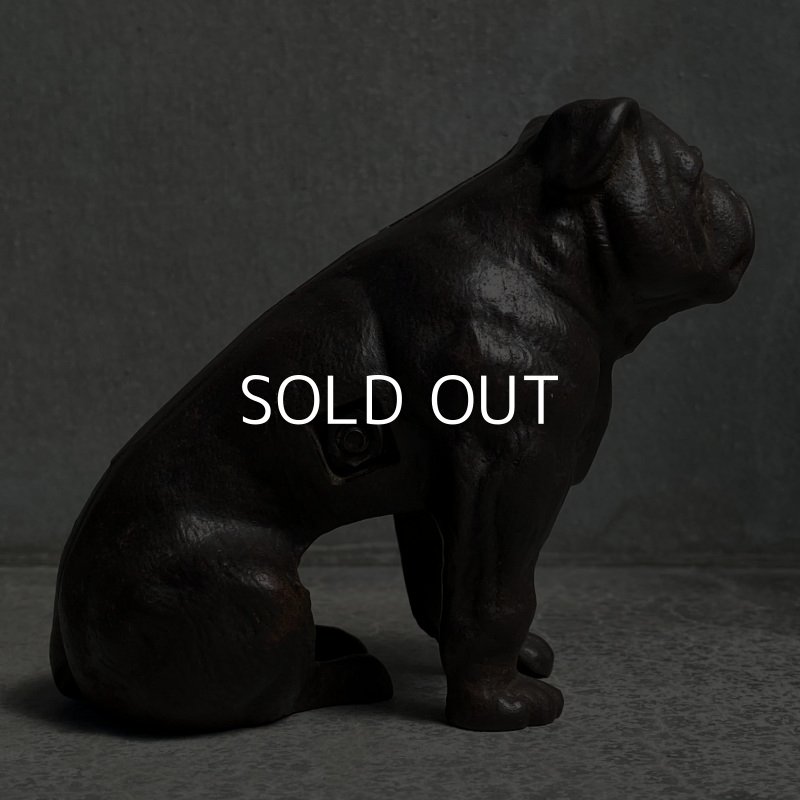 画像4: VINTAGE ヴィンテージ コインバンク ブルドッグ / アメリカ 貯金箱 鋳物 コレクタブル