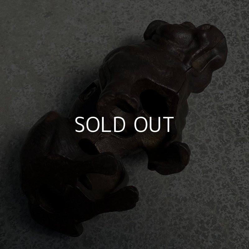 画像6: VINTAGE ヴィンテージ コインバンク ブルドッグ / アメリカ 貯金箱 鋳物 コレクタブル