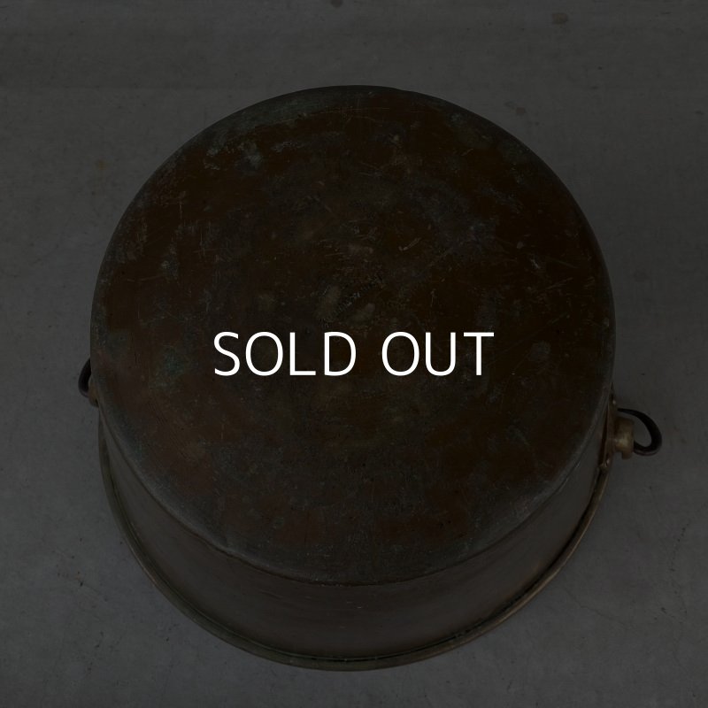 画像5: VINTAGE WATERBURY BRASS CO. バケツ アメリカ / インダストリアル ガーデニング ブラス 真鍮