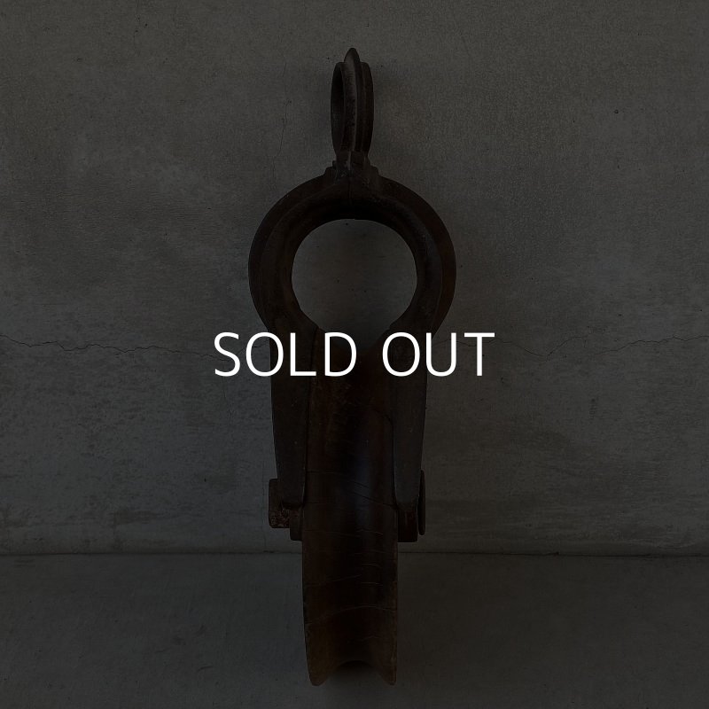 画像3: VINTAGE PULLEY ヴィンテージ 滑車 プーリー アメリカ / インダストリアル ガレージ 工具