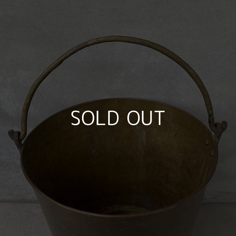 画像7: VINTAGE ヴィンテージ バケツ アメリカ / インダストリアル ガーデニング ガレージ キャンプ ブラス 真鍮