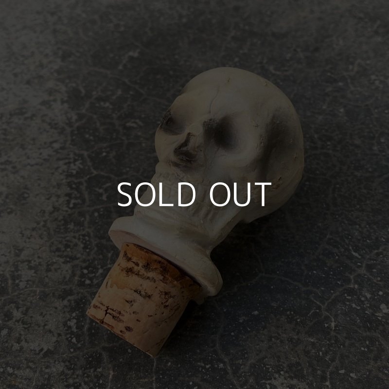 画像7: VINTAGE SKULL POISON BOTTLE ヴィンテージ スカル ポイズンボトル デカンタ 陶器 / コレクタブル ドクロ 骸骨 輸出用 BAR JAPAN