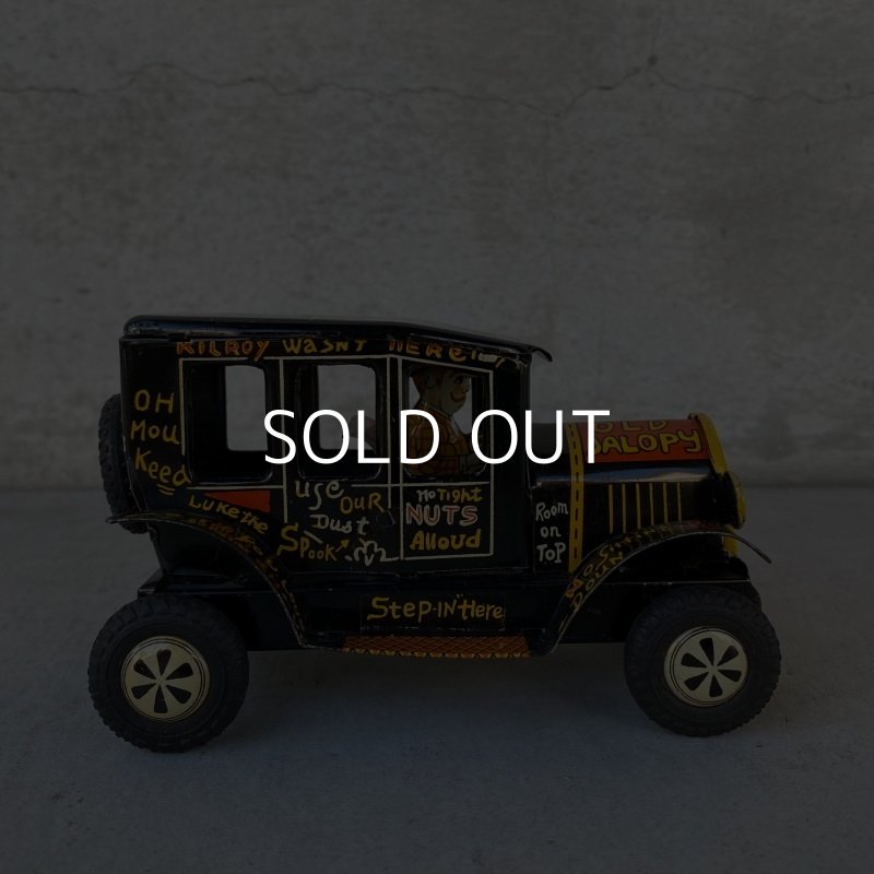 画像4: VINTAGE MARX OLD JALOPY TIN CAR ヴィンテージ ジャロピー ブリキ 車 / オブジェ 玩具 JAPAN