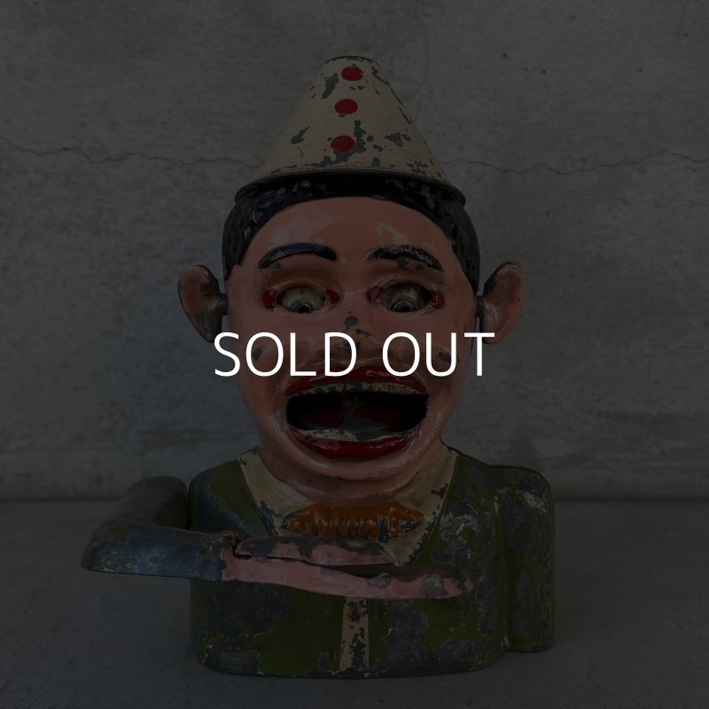 画像5: VINTAGE JOLLY NIGGER BANK ヴィンテージ メカニカルバンク マネーイーター クラウンバンク ジョリーバンク コインバンク 貯金箱 / ピエロ コレクタブル