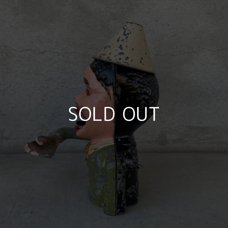 画像7: VINTAGE JOLLY NIGGER BANK ヴィンテージ メカニカルバンク マネーイーター クラウンバンク ジョリーバンク コインバンク 貯金箱 / ピエロ コレクタブル