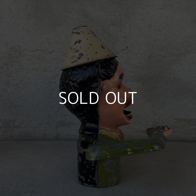 画像6: VINTAGE JOLLY NIGGER BANK ヴィンテージ メカニカルバンク マネーイーター クラウンバンク ジョリーバンク コインバンク 貯金箱 / ピエロ コレクタブル