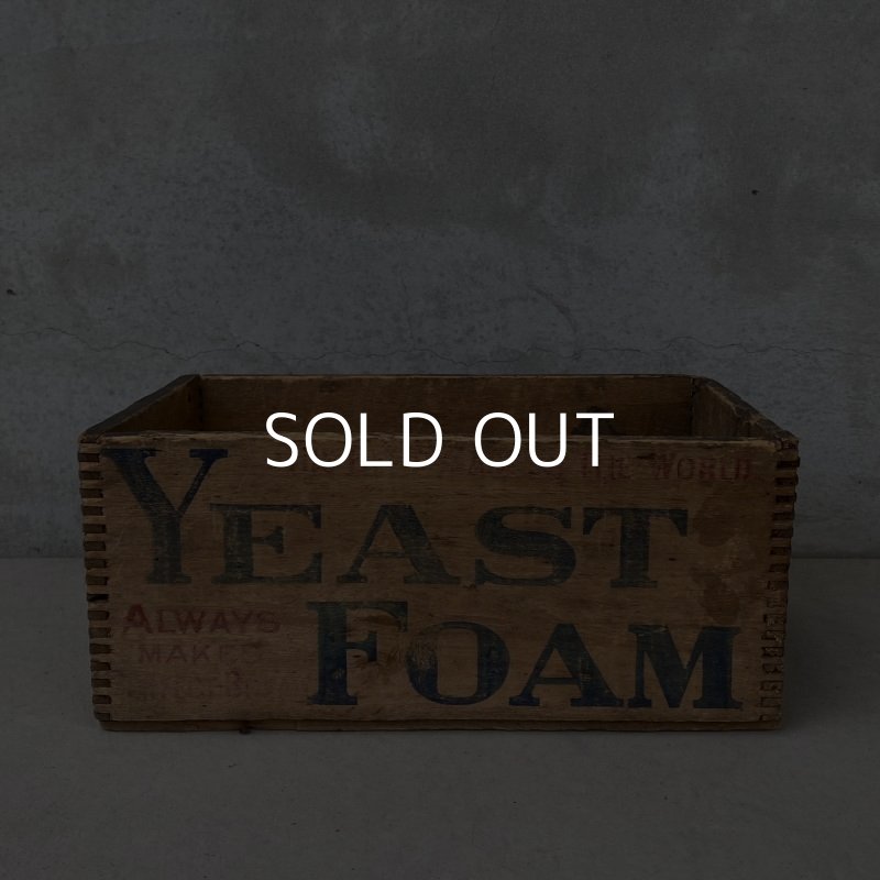 画像5: VINTAGE YEAST FOAM NORTHWESTERN YEAST CO. WOODBOX ヴィンテージ アンティーク ウッドボックス 木箱 アメリカ / 収納 インテリア