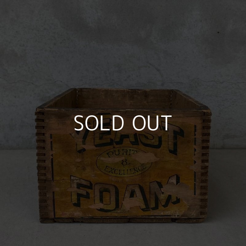 画像3: VINTAGE YEAST FOAM NORTHWESTERN YEAST CO. WOODBOX ヴィンテージ アンティーク ウッドボックス 木箱 アメリカ / 収納 インテリア