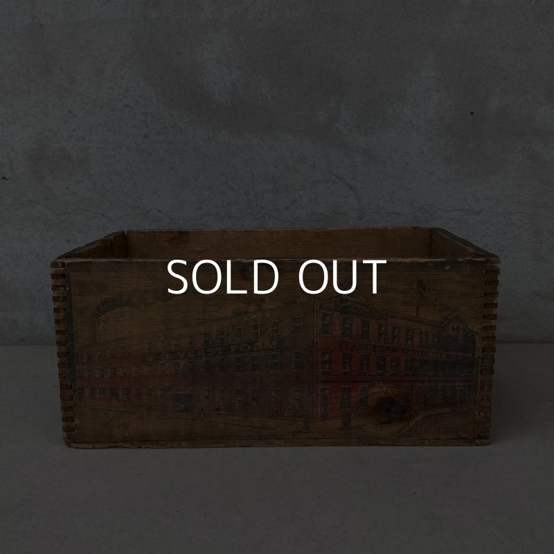 画像4: VINTAGE YEAST FOAM NORTHWESTERN YEAST CO. WOODBOX ヴィンテージ アンティーク ウッドボックス 木箱 アメリカ / 収納 インテリア