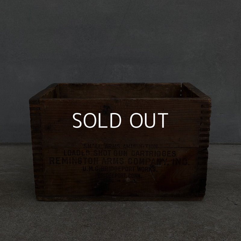 画像4: VINTAGE ANTIQUE REMINGTON ARMS CO. WOODBOX ヴィンテージ アンティーク レミントン ウッドボックス 木箱 アメリカ / インダストリアル 収納 