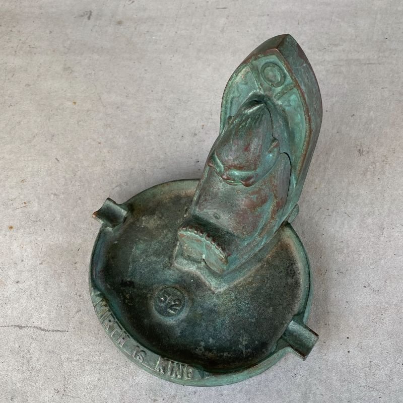 画像5: VINTAGE ANTIQUE BILLIKEN ASHTRAY ヴィンテージ アンティーク ビリケン アッシュトレイ コインバンク アメリカ / 灰皿 貯金箱 真鍮 コレクタブル オブジェ