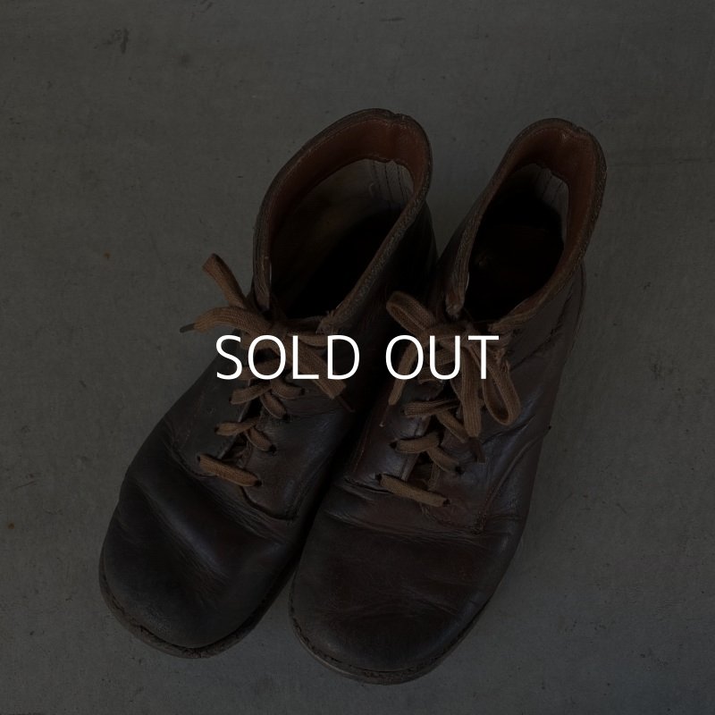 画像6: VINTAGE ANTIQUE KIDS LEATHER BOOTS SHOES ヴィンテージ アンティーク 革靴 アメリカ / 子供用 レザー ブーツ シューズ ディスプレイ