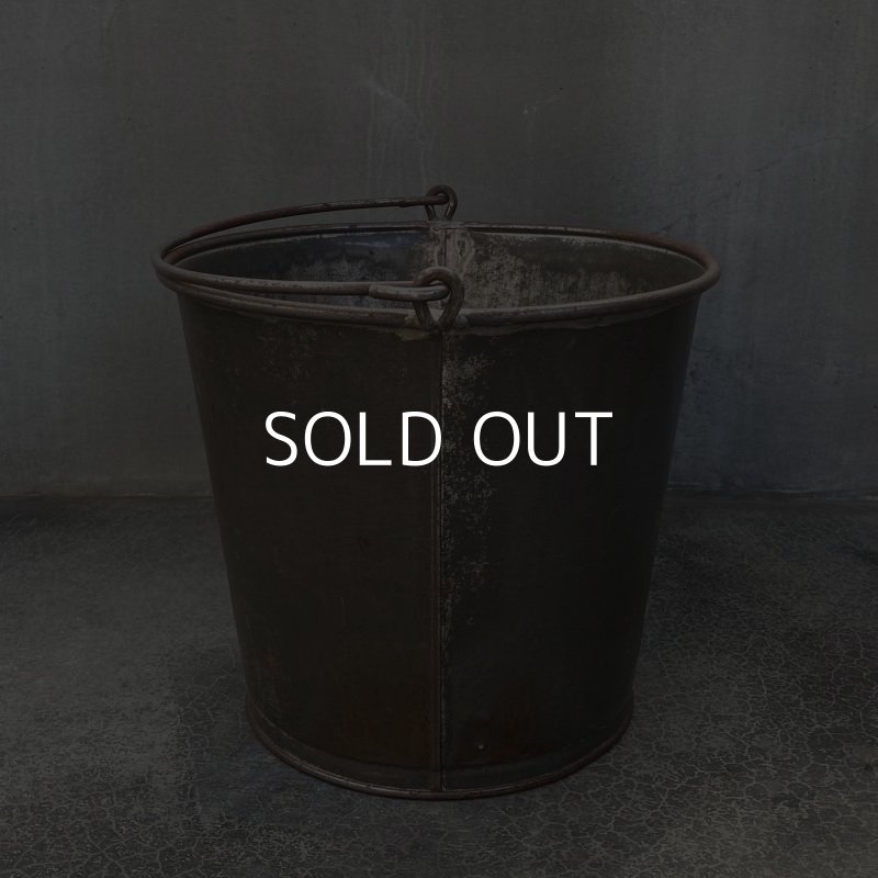 画像4: VINTAGE ANTIQUE BUCKET ヴィンテージ アンティーク バケツ アメリカ / インダストリアル ガーデニング ガレージ キャンプ 鉄 USA