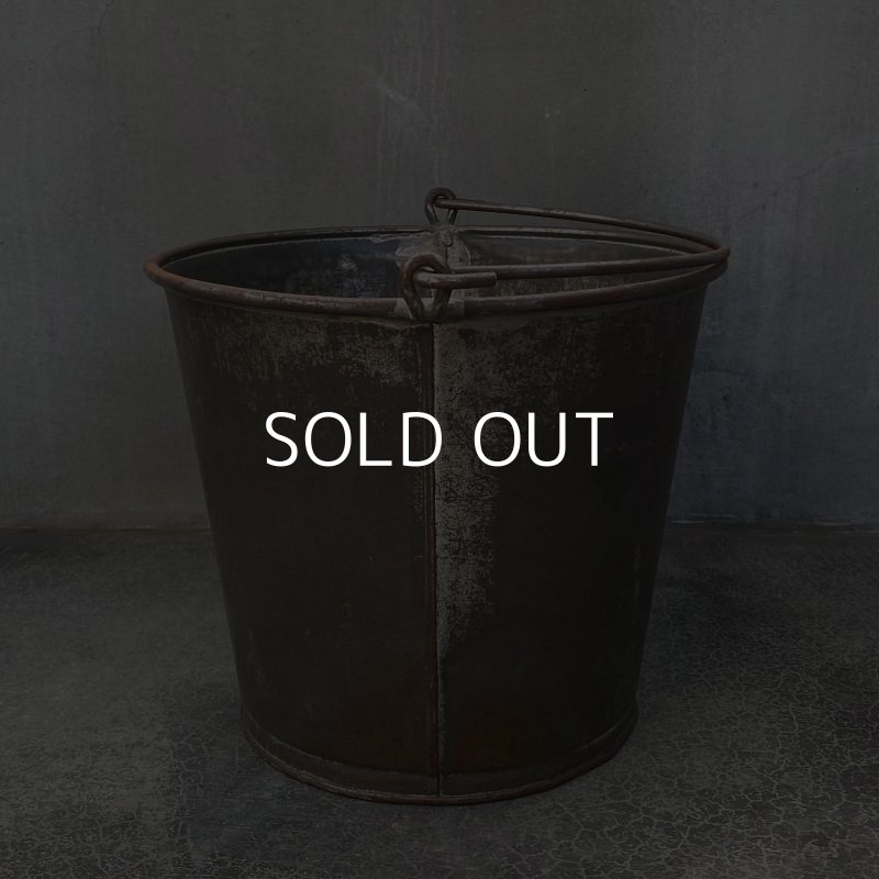 画像3: VINTAGE ANTIQUE BUCKET ヴィンテージ アンティーク バケツ アメリカ / インダストリアル ガーデニング ガレージ キャンプ 鉄 USA
