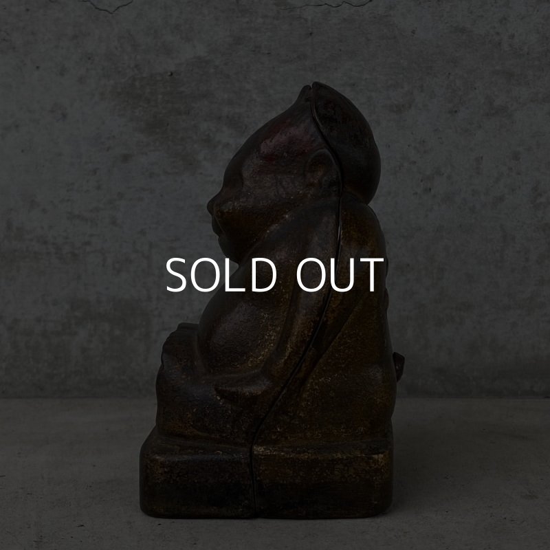 画像4: VINTAGE BILLIKEN ヴィンテージ ビリケン コインバンク / アメリカ 貯金箱 オブジェ 鋳物