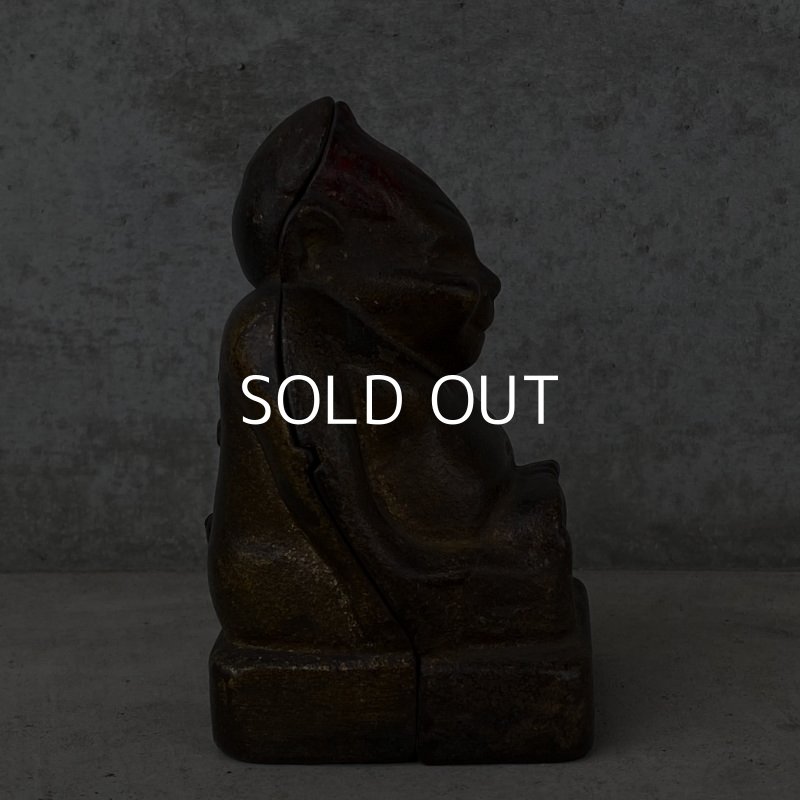 画像3: VINTAGE BILLIKEN ヴィンテージ ビリケン コインバンク / アメリカ 貯金箱 オブジェ 鋳物