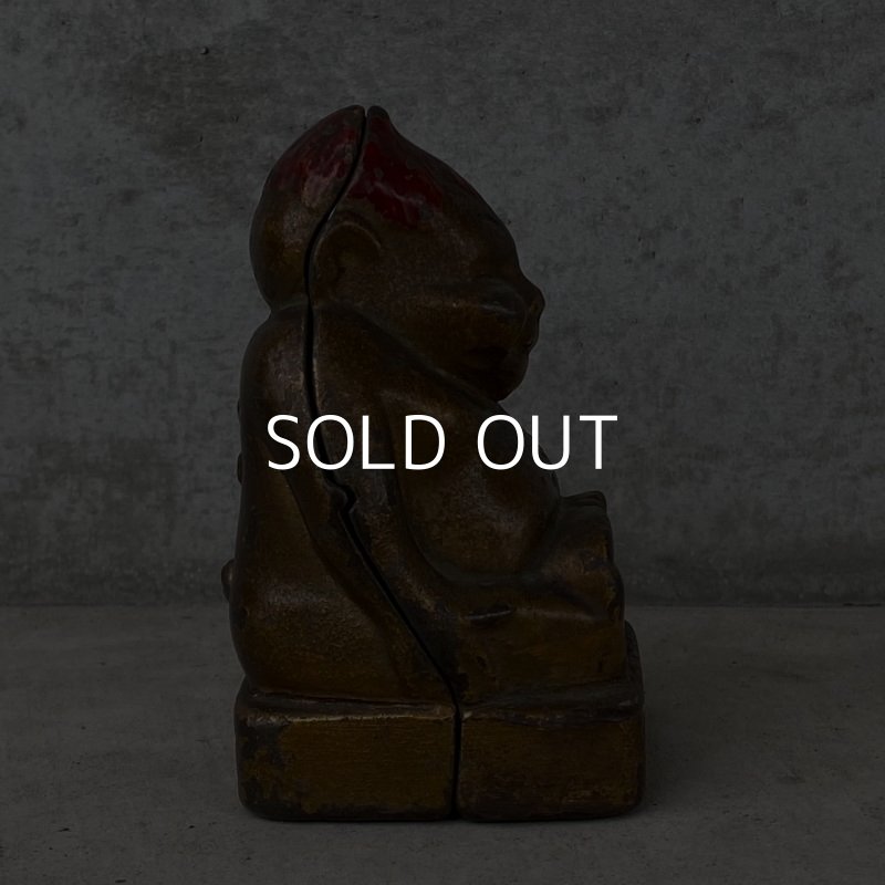 画像3: VINTAGE BILLIKEN ヴィンテージ ビリケン コインバンク / アメリカ 貯金箱 オブジェ 鋳物