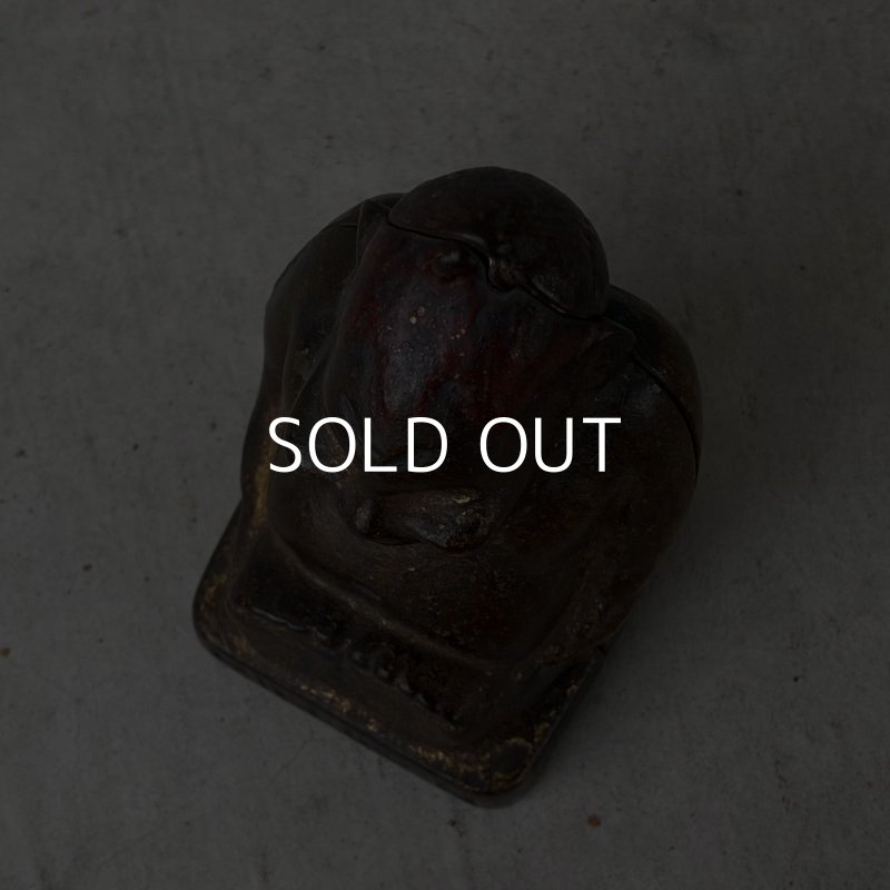 画像5: VINTAGE BILLIKEN ヴィンテージ ビリケン コインバンク / アメリカ 貯金箱 オブジェ 鋳物