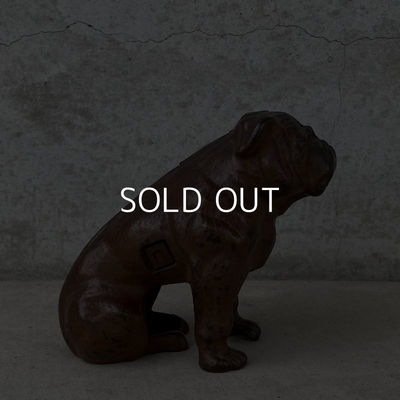 画像4: VINTAGE ANTIQUE ヴィンテージ アンティーク コインバンク ブルドッグ / アメリカ 貯金箱 鋳物 犬 コレクタブル