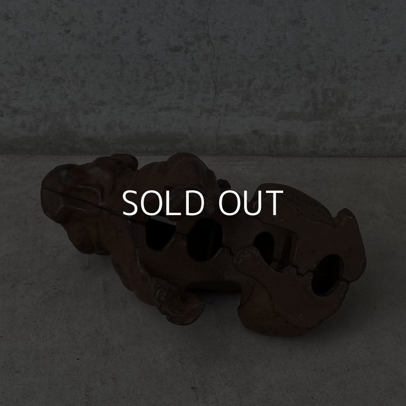 画像6: VINTAGE ANTIQUE ヴィンテージ アンティーク コインバンク ブルドッグ / アメリカ 貯金箱 鋳物 犬 コレクタブル