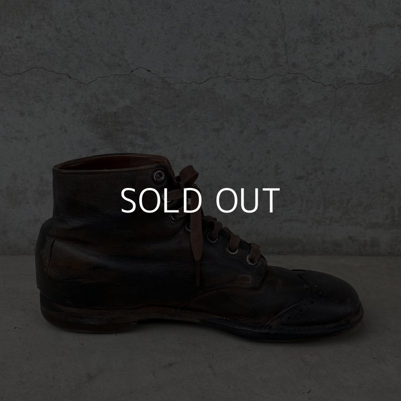 画像8: VINTAGE ANTIQUE KIDS LEATHER BOOTS SHOES ヴィンテージ アンティーク 革靴 アメリカ / 子供用 レザー ブーツ シューズ ディスプレイ