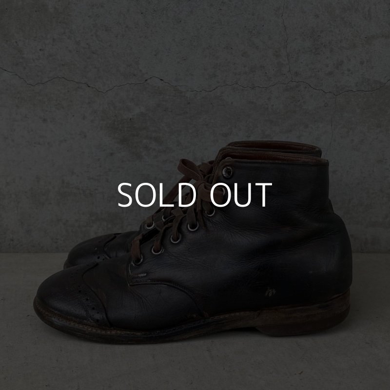 画像5: VINTAGE ANTIQUE KIDS LEATHER BOOTS SHOES ヴィンテージ アンティーク 革靴 アメリカ / 子供用 レザー ブーツ シューズ ディスプレイ