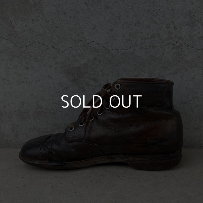 画像9: VINTAGE ANTIQUE KIDS LEATHER BOOTS SHOES ヴィンテージ アンティーク 革靴 アメリカ / 子供用 レザー ブーツ シューズ ディスプレイ
