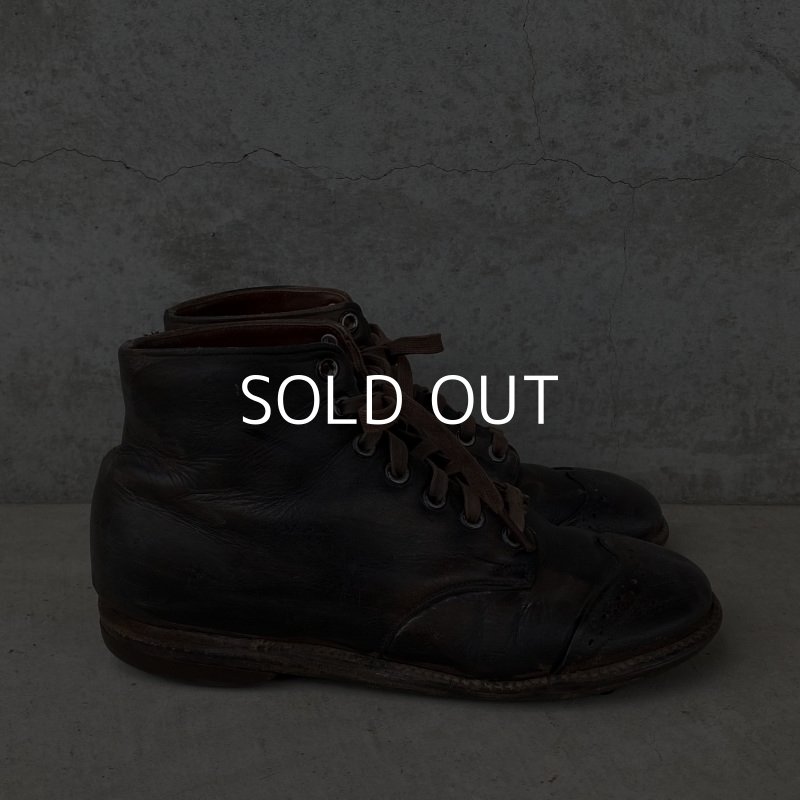 画像4: VINTAGE ANTIQUE KIDS LEATHER BOOTS SHOES ヴィンテージ アンティーク 革靴 アメリカ / 子供用 レザー ブーツ シューズ ディスプレイ