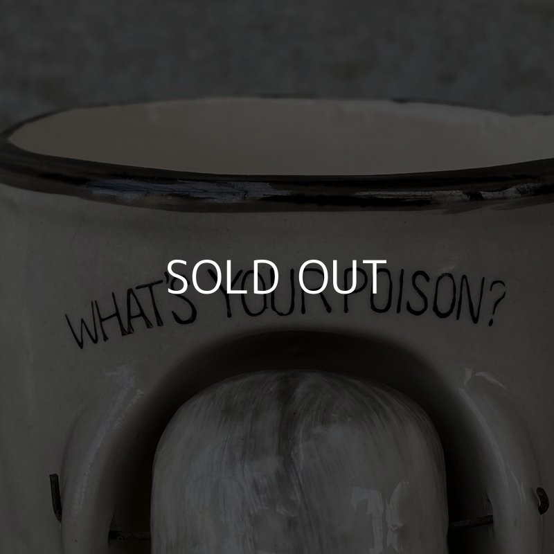 画像5: VINTAGE MUG ヴィンテージ スカル ドクロ マグカップ / 陶器 JAPAN 輸出用