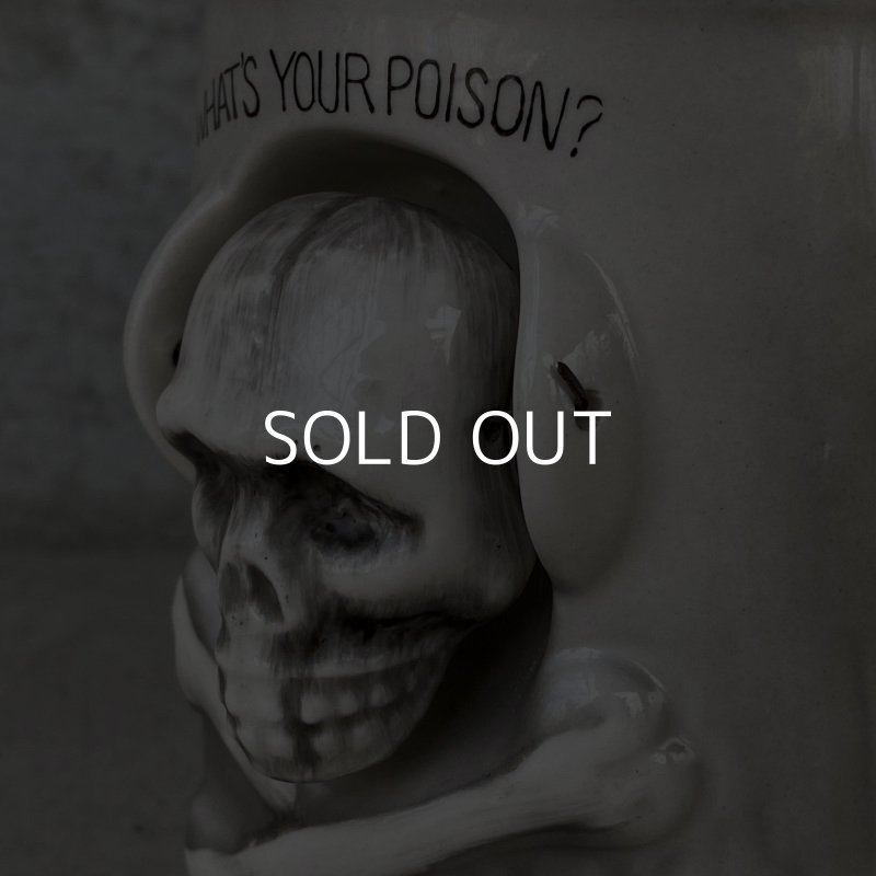 画像6: VINTAGE MUG ヴィンテージ スカル ドクロ マグカップ / 陶器 JAPAN 輸出用