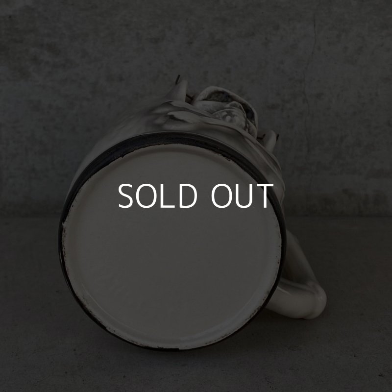 画像4: VINTAGE MUG ヴィンテージ スカル ドクロ マグカップ / 陶器 JAPAN 輸出用