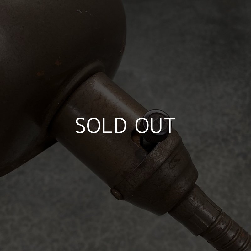 画像6: VINTAGE DESKLAMP ヴィンテージ デスクライト スタンドライト 卓上ライト アメリカ / インダストリアル グースネック 照明 工業用 USA (2)