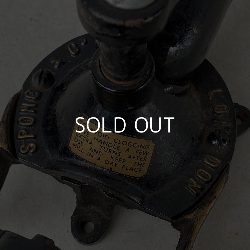 画像6: VINTAGE SPONG COFFEE MILL ヴィンテージ スポング社 コーヒーミル イングランド / カフェ 喫茶店 インテリア オブジェ