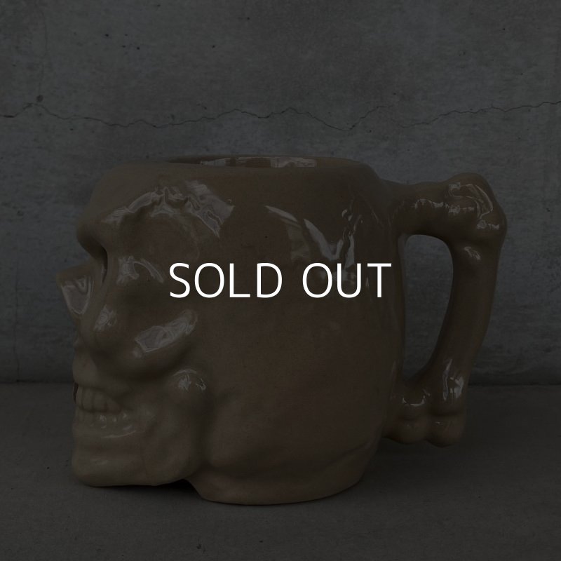 画像5: VINTAGE SKULL TIKI MUG ヴィンテージ ドクロ スカル マグカップ / 陶器 日本製 JAPAN