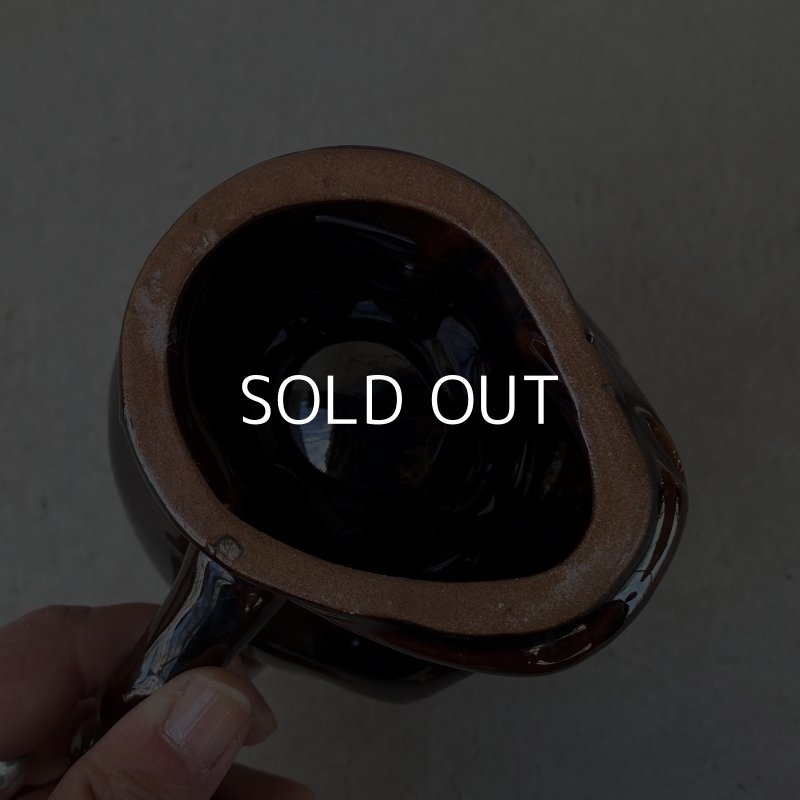 画像7: VINTAGE SKULL MUG ヴィンテージ スカル ドクロ マグカップ JAPAN / 陶器 ブラウン コレクタブル