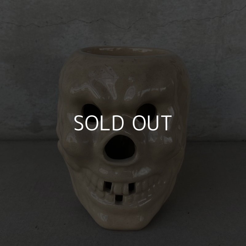 画像2: VINTAGE SKULL TIKI MUG ヴィンテージ ドクロ スカル マグカップ / 陶器 日本製 JAPAN