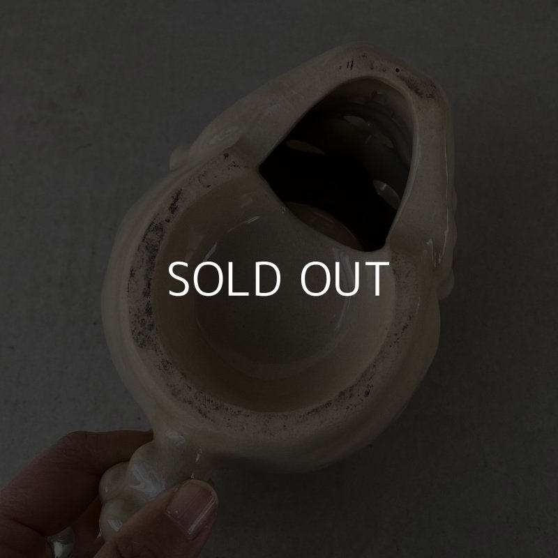 画像7: VINTAGE SKULL TIKI MUG ヴィンテージ ドクロ スカル マグカップ / 陶器 日本製 JAPAN