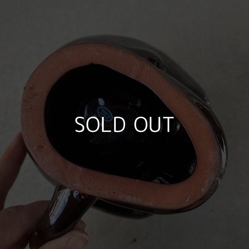 画像7: VINTAGE SKULL MUG ヴィンテージ スカル ドクロ マグカップ JAPAN / 陶器 ブラウン コレクタブル