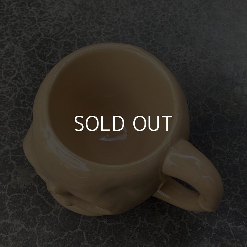 画像6: VINTAGE ANTIQUE SKULL MUG OMC JAPAN TIKI ヴィンテージ アンティーク スカル ドクロ マグカップ / オブジェ デッドストック コレクタブル 骸骨 陶器 輸出用 日本製 