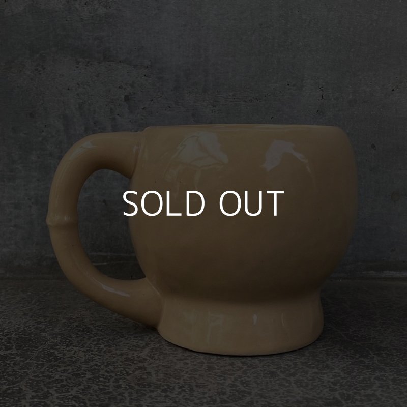 画像3: VINTAGE ANTIQUE SKULL MUG OMC JAPAN TIKI ヴィンテージ アンティーク スカル ドクロ マグカップ / オブジェ デッドストック コレクタブル 骸骨 陶器 輸出用 日本製 