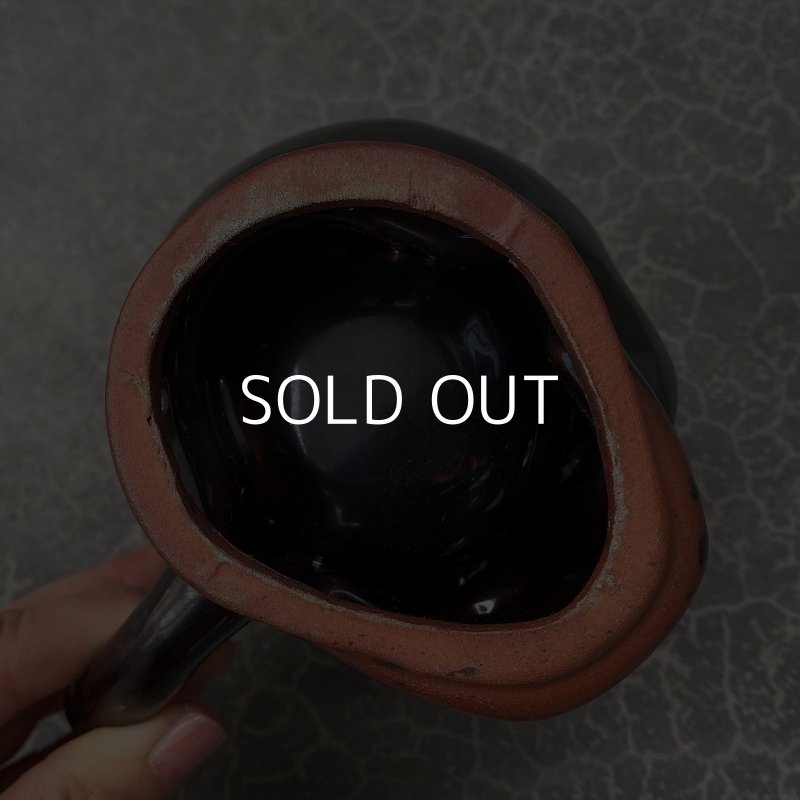 画像7: VINTAGE SKULL MUG ヴィンテージ スカル ドクロ マグカップ JAPAN / 陶器 ブラウン コレクタブル