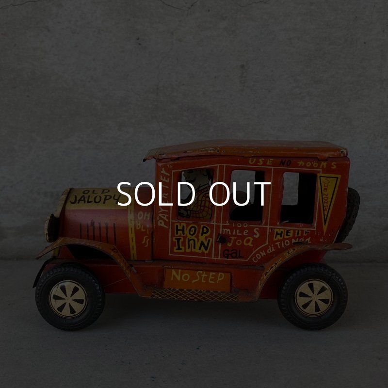 画像7: VINTAGE MARX OLD JALOPY TIN CAR ヴィンテージ ジャロピー ブリキ 車 / オブジェ 玩具 JAPAN