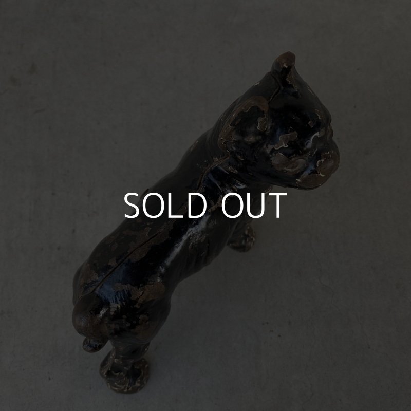 画像5: VINTAGE HUBLEY ヴィンテージ ボストンテリア コインバンク 貯金箱 / アメリカ オブジェ キャストアイアン 鋳物