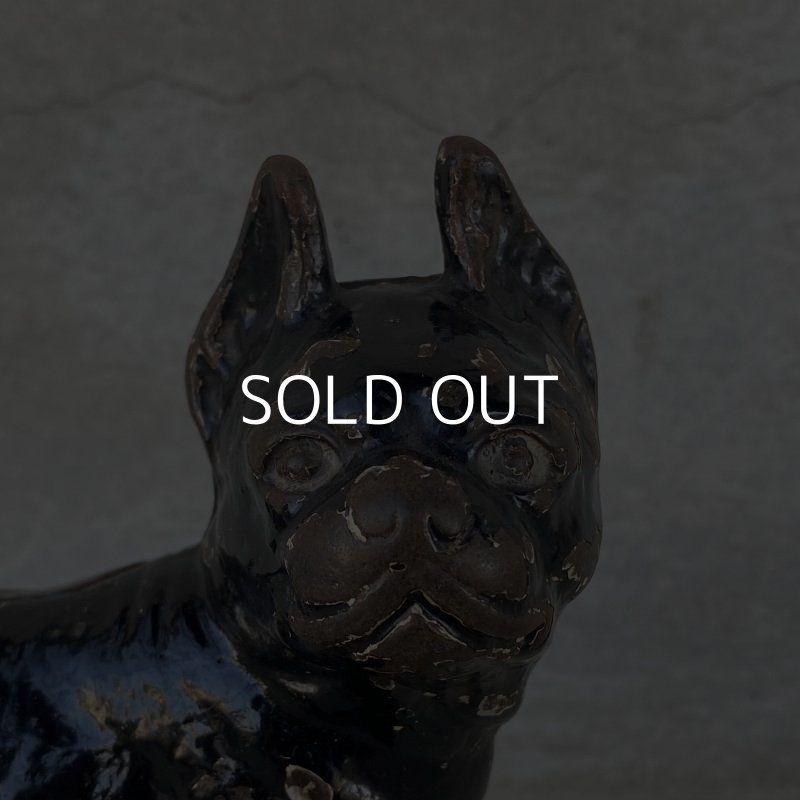 画像7: VINTAGE HUBLEY ヴィンテージ ボストンテリア コインバンク 貯金箱 / アメリカ オブジェ キャストアイアン 鋳物