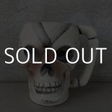 VINTAGE ANTIQUE SKULL TIKI MUG ヴィンテージ アンティーク スカル ドクロ マグカップ / オブジェコレクタブル 陶器製 骸骨 輸出用 日本製 JAPAN